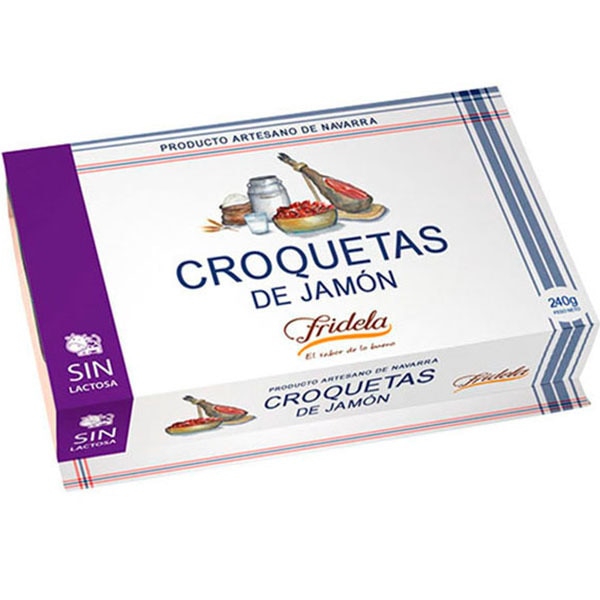 croquetas de jamón sin lactosa bandeja 240 g · FRIDELA · Supermercado El Corte Inglés