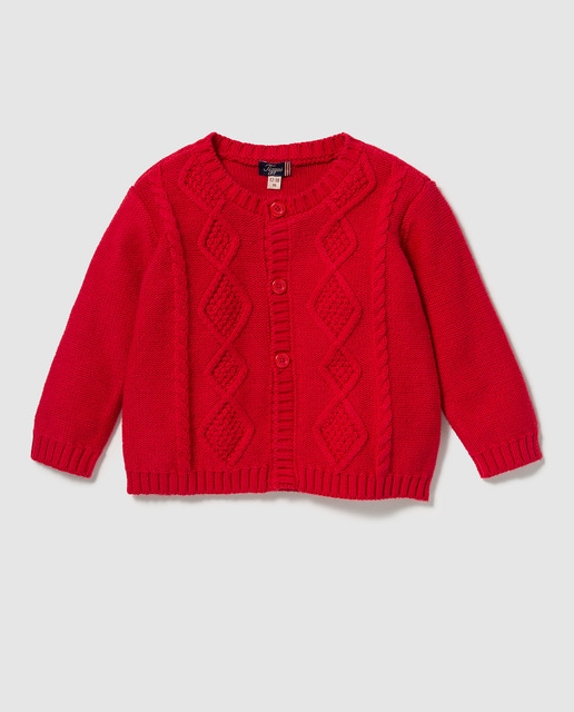 boys cable cardigan