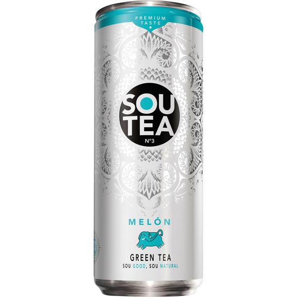 Buy Melon flavour green tea soft drink tin 33 cl Â· SOU TEA