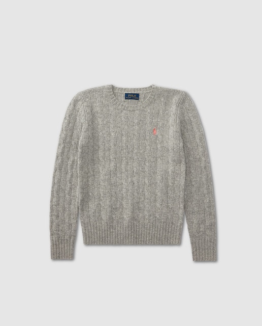girls grey sweater