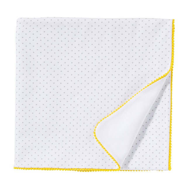 yellow swaddle blanket
