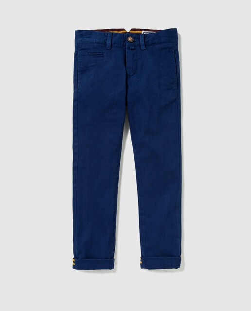 bright blue chinos