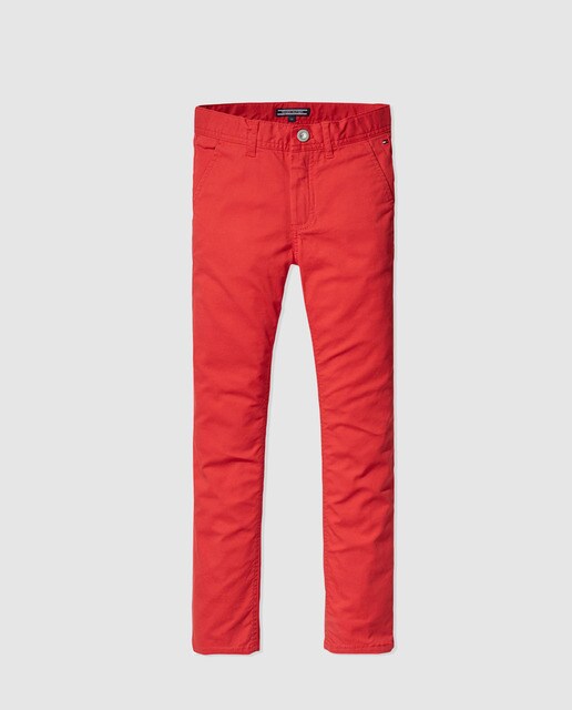 tommy hilfiger red chinos