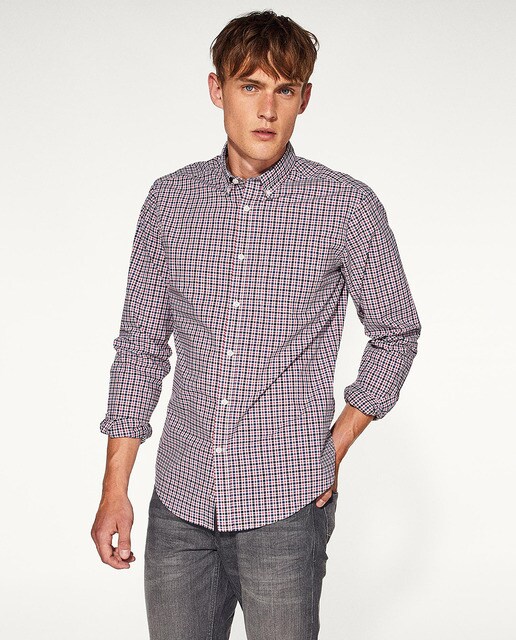 sfera camisas hombre