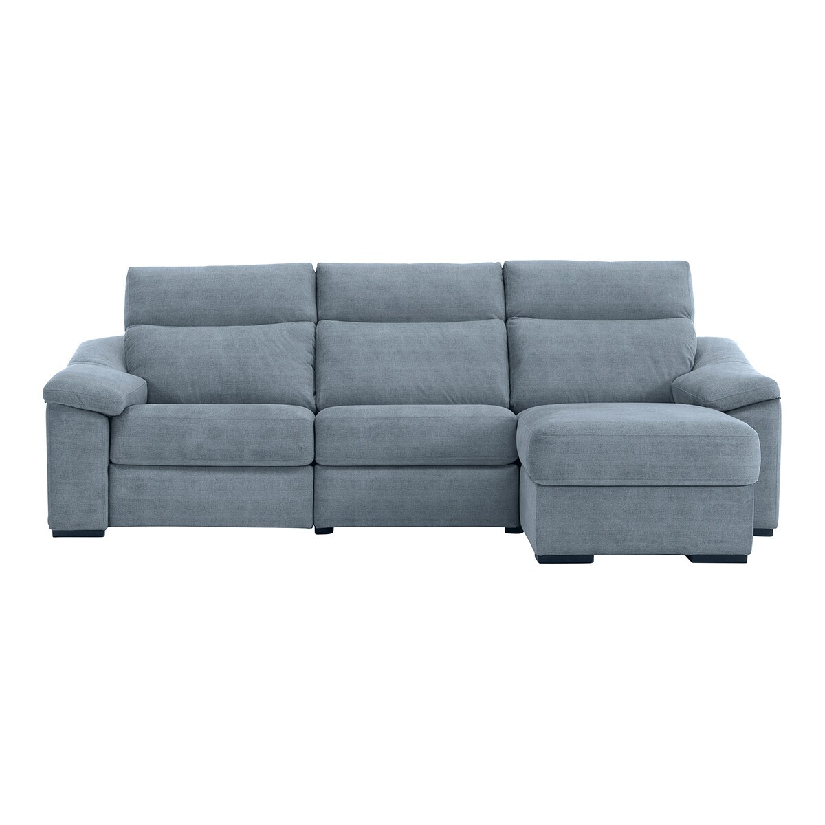 Sofá de 3 plazas con 2 relax eléctricos y chaiselongue derecho Loft El