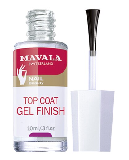 Esmalte Permanente Top Coat Efecto Gel Mavala