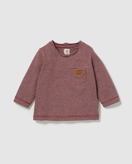 baby boy maroon shirt