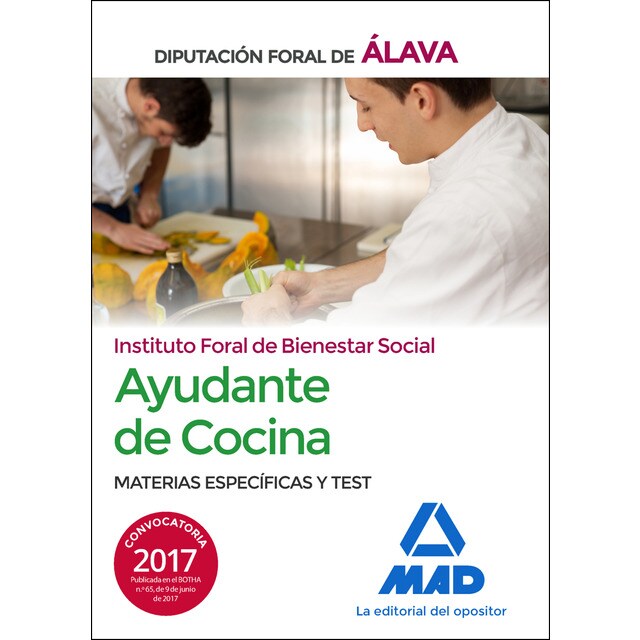 Ayudantes de cocina del instituto foral de bienestar social de la diputación foral de álava. Materias específicas y test.pdf