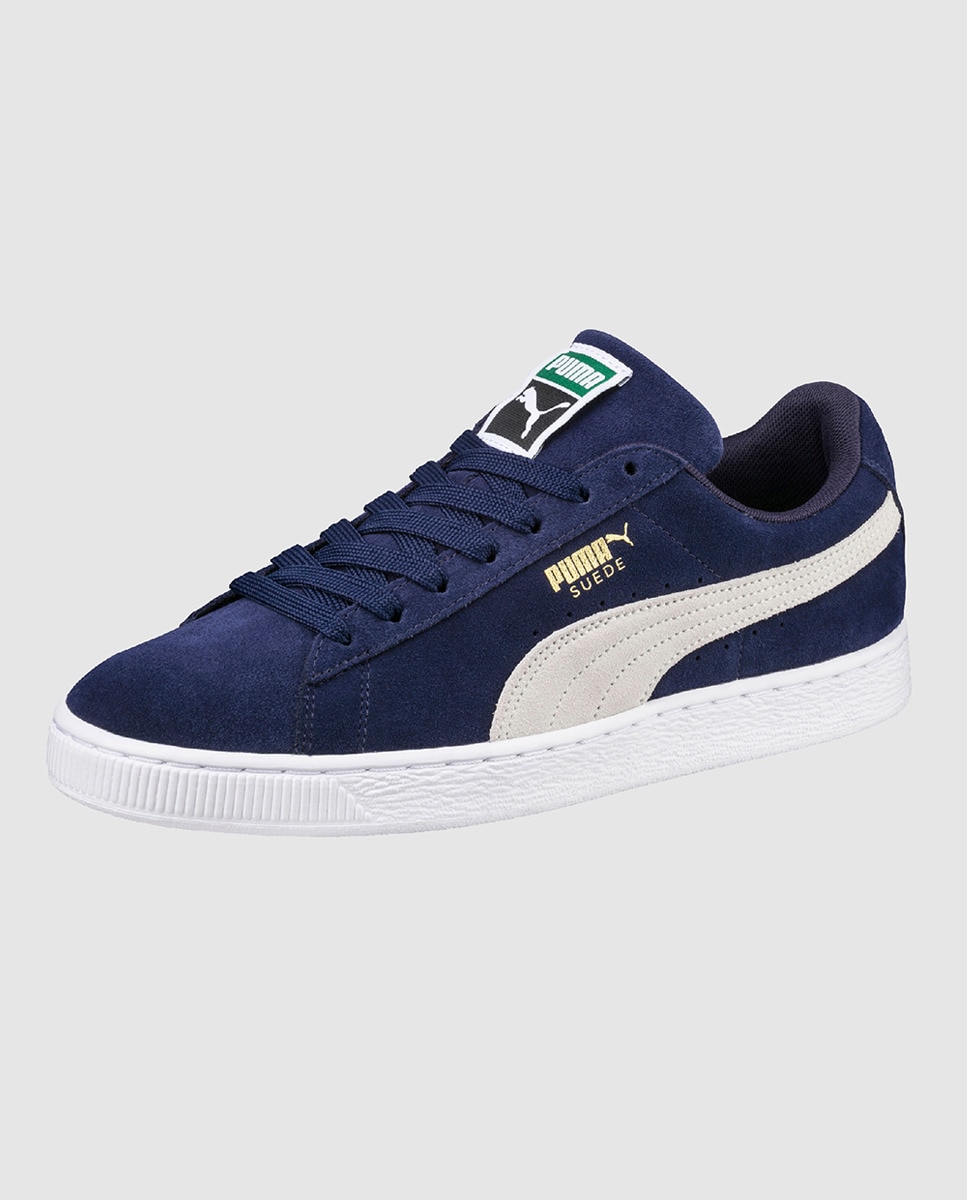 Puma Suede Classic women's navy blue leather trainers · Fashion · El ...