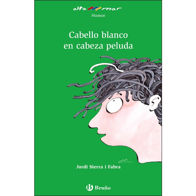 Cabello blanco en cabeza peluda (Tapa blanda)