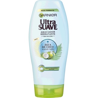 Garnier Ultra Suave Amaciador Hidratante com Água de Coco e Aloé Vera embalagem 400 ml