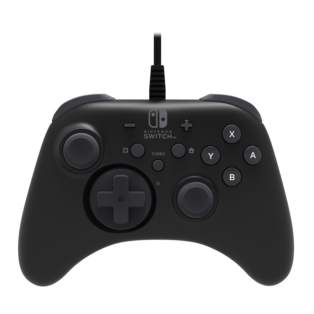 Mando Pro Nintendo switch horipad negro controller cable licencia oficial para gamepad pdp turbo