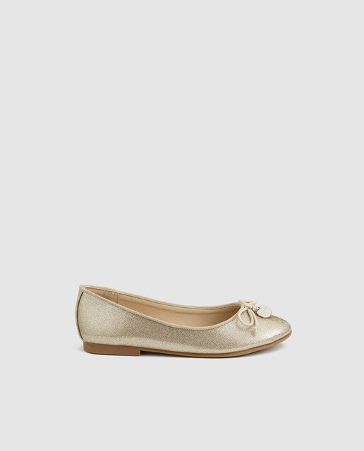 ballerines dorées