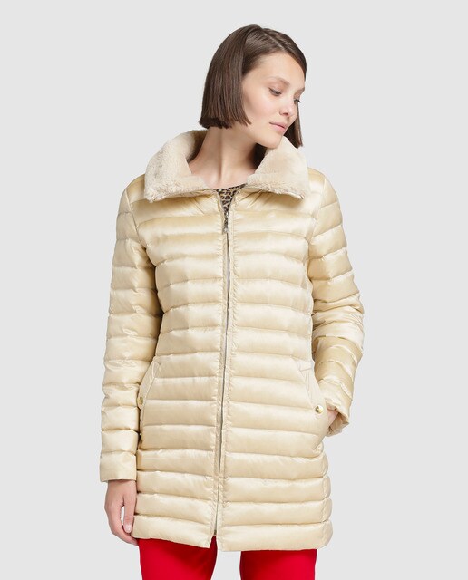 doudoune longue femme cintrée