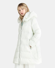 doudoune blanche longue femme