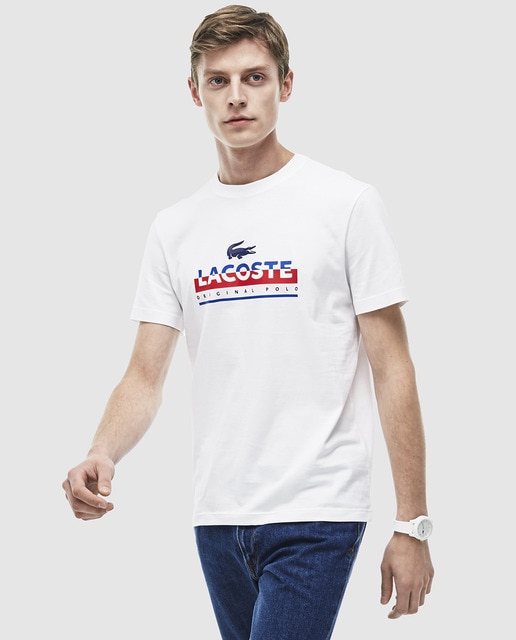 lacoste camiseta blanca