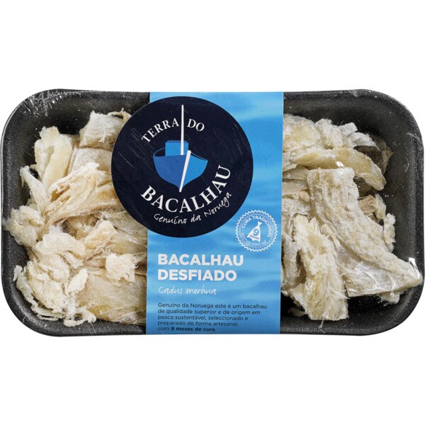 Comprar Bacalhau Seco Desfiado unidade 400 g · Terra do Bacalhau
