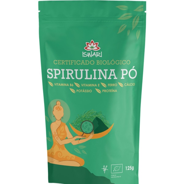 Spirulina em Pó Biológica embalagem 125 g