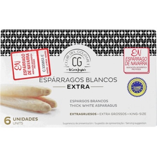 Club del Gourmet Espargos Brancos Extra 6 Unidades lata 425 g