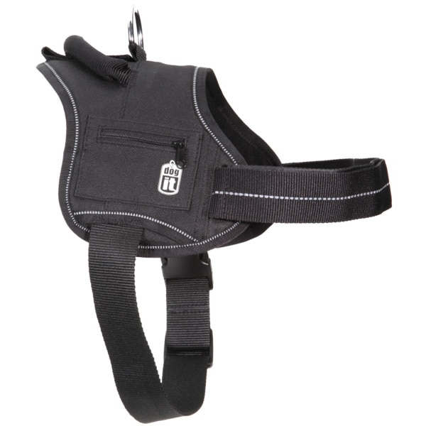Peitoral de Treino para Cão Preto Tamanho S embalagem 1 unidade