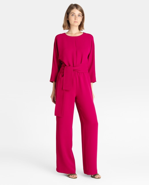 fuchsia jumpsuit