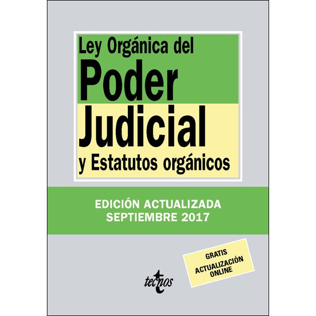 Ley orgánica del poder judicial: Y estatutos orgánicos.pdf