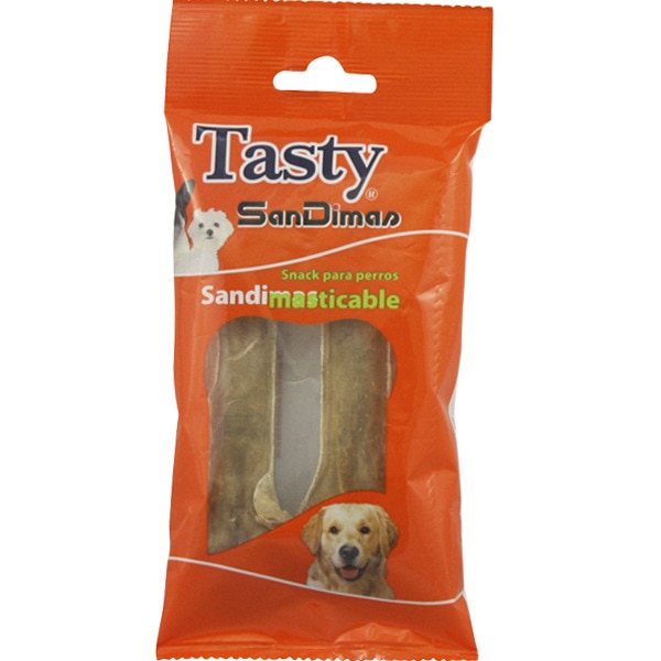Beef bone with knots for dogs measures 11 cm container 2 units