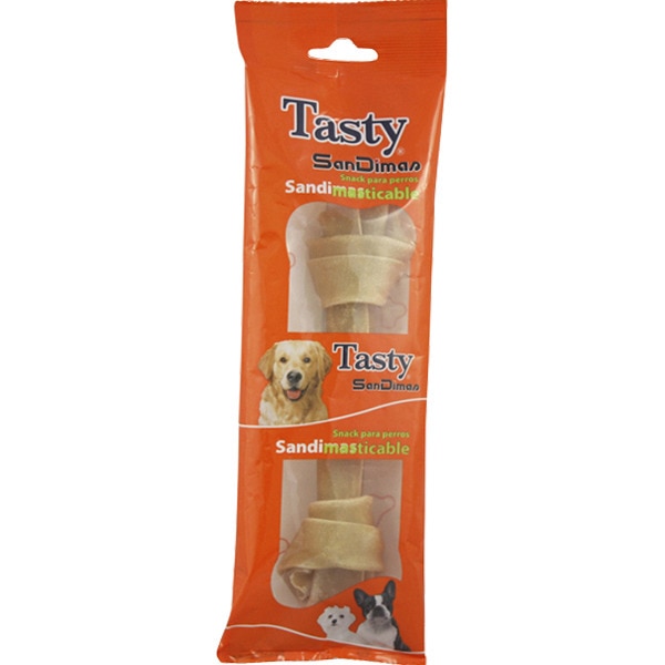 Beef bone with knots for dogs measures 25 cm container 1 each