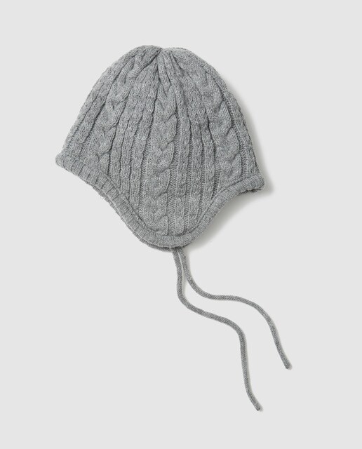 baby boy cable knit hat