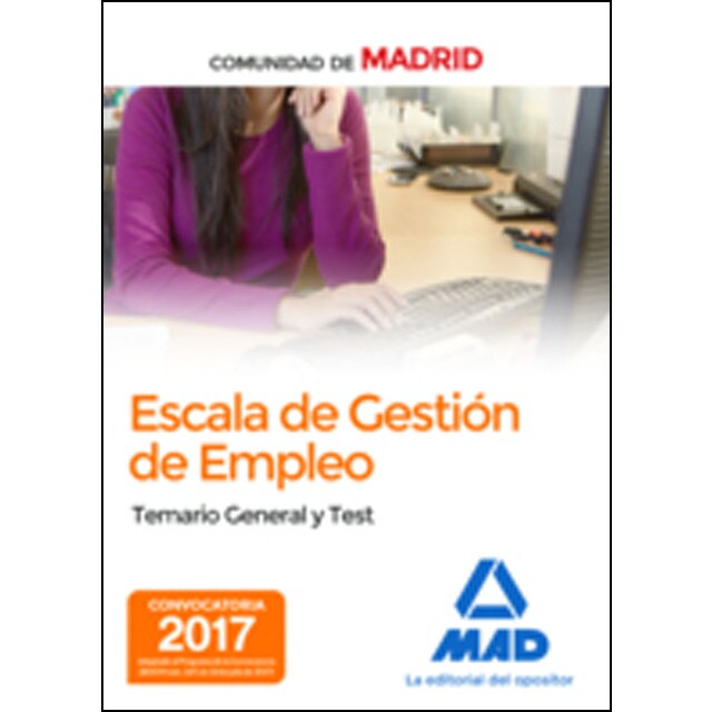 Escala de gestión de empleo de la comunidad de madrid. Temario general y test..pdf