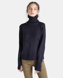 blue turtleneck womens