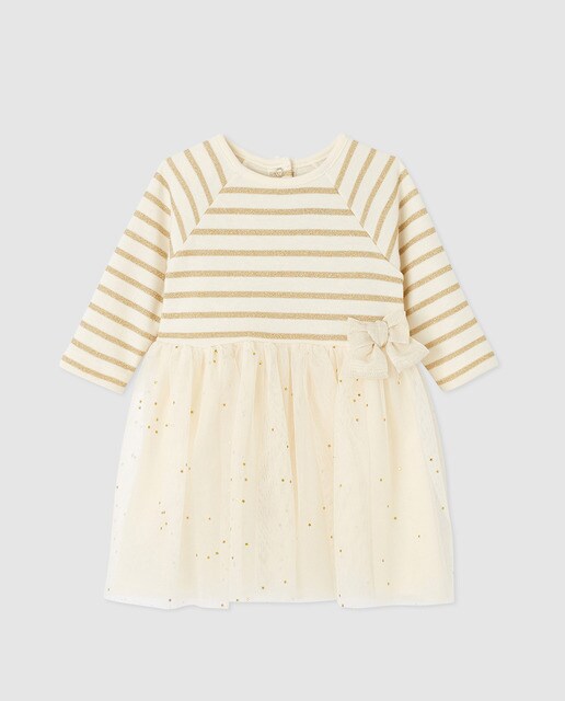 Petit Bateau Vestido Beb/é-para Ni/ñas
