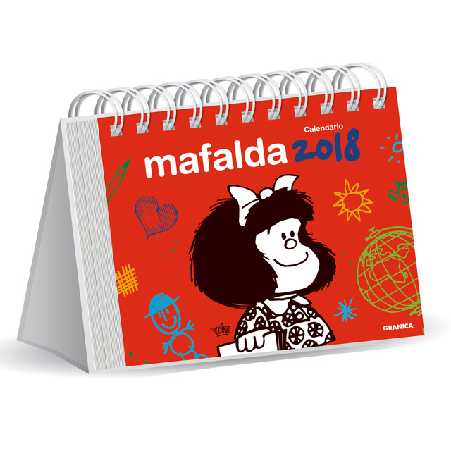 Calendario 2018 con imagen de Mafalda para imprimir: ¡Organiza tu año con estilo!
