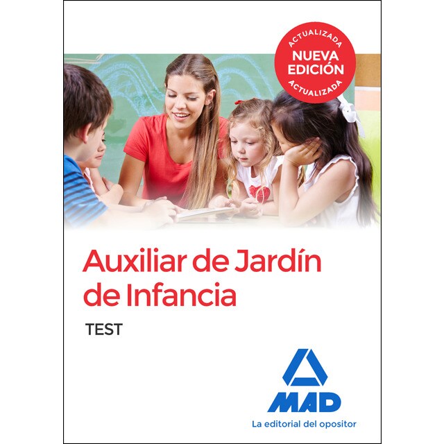 Auxiliar de Jardín de Infancia. Test (Tapa blanda)