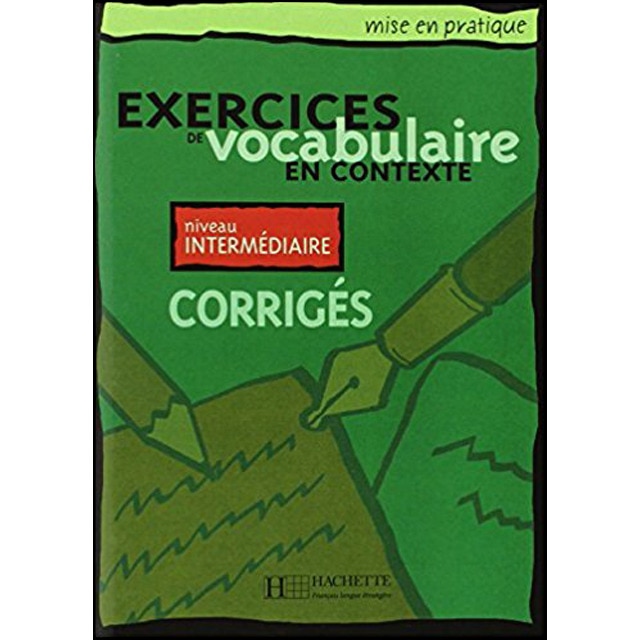Exercices vocabulaire contexte int corri