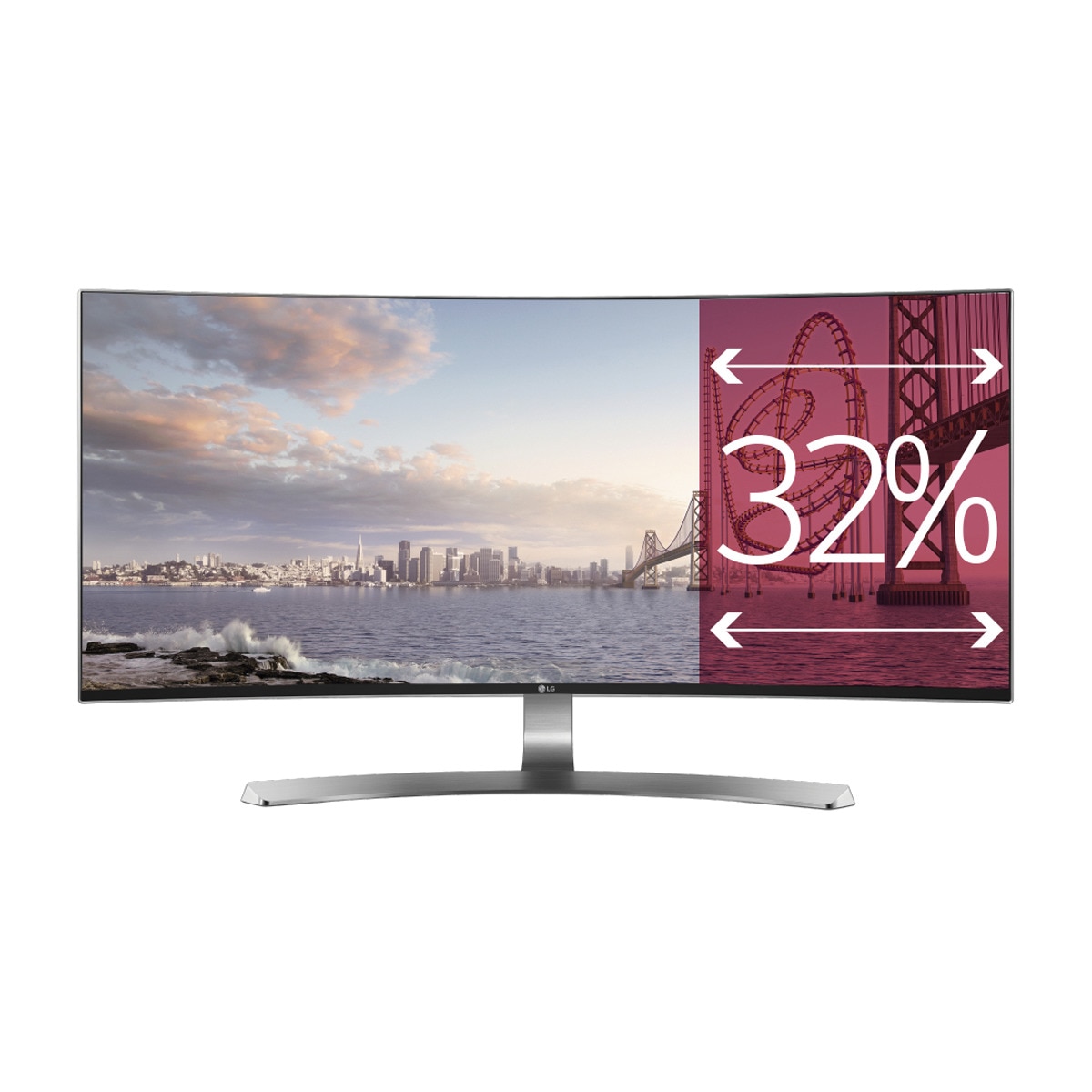 Monitor PC  86,36 cm (34 '') LG 34UC98-W LED IPS Ultra Panorámico Curvo