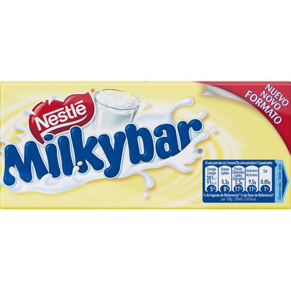 Weisse Schokolade Tafel 100 G Nestle Milkybar Supermercado El