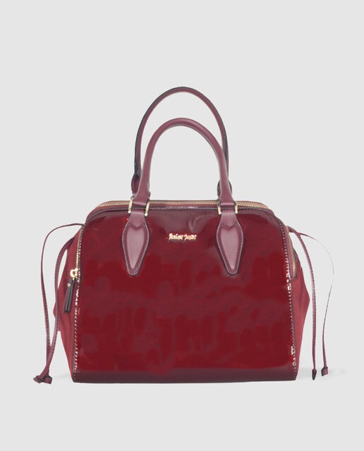 Handbags Robert Pietri Accessories Fashion El Corte Inglés Burgundy Faux Patent Leather Bowling Bag