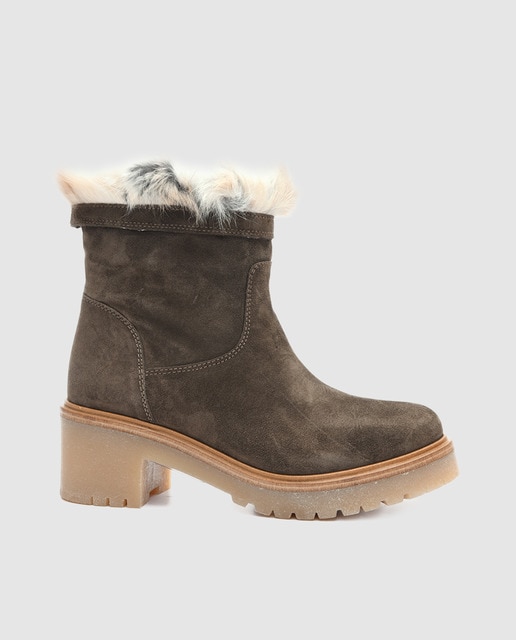 green suede boots womens
