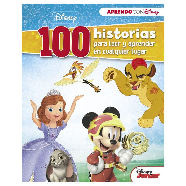 Disney junior (100 historias disney para leer y aprender en cualquier lugar) (Tapa dura)