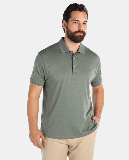 khaki ralph lauren polo shirt