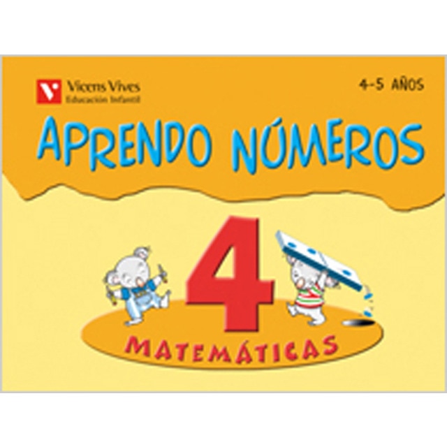 Aprendo numeros cuaderno 4 (4-5 a-os) (Tapa blanda)