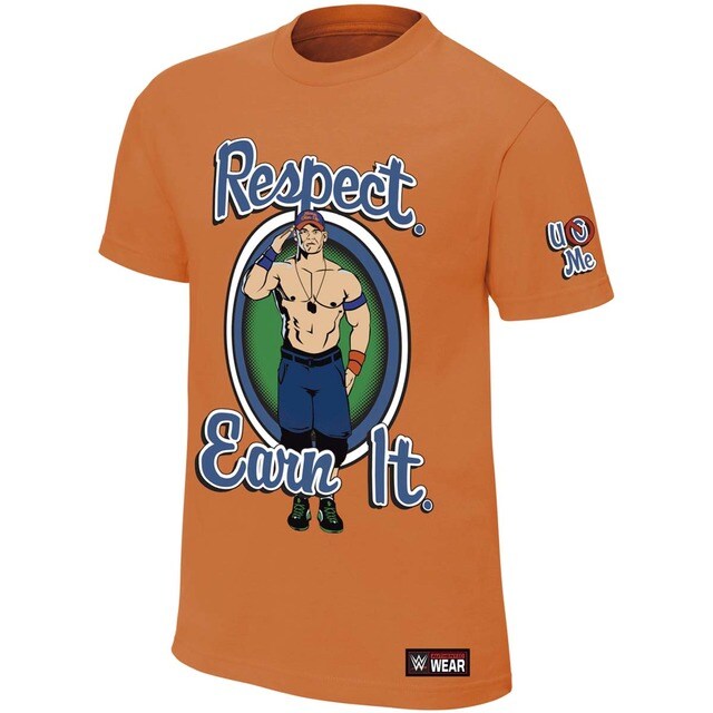 Camiseta manga corta John Cena Respect Earn It WWE