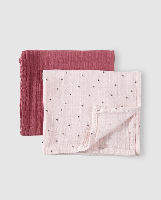 baby girl muslin cloths