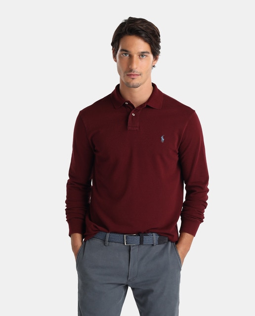 maroon ralph lauren polo