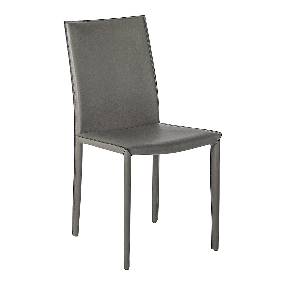 Silla de comedor de cuero y metálica Grey El Corte Inglés · Hogar · El