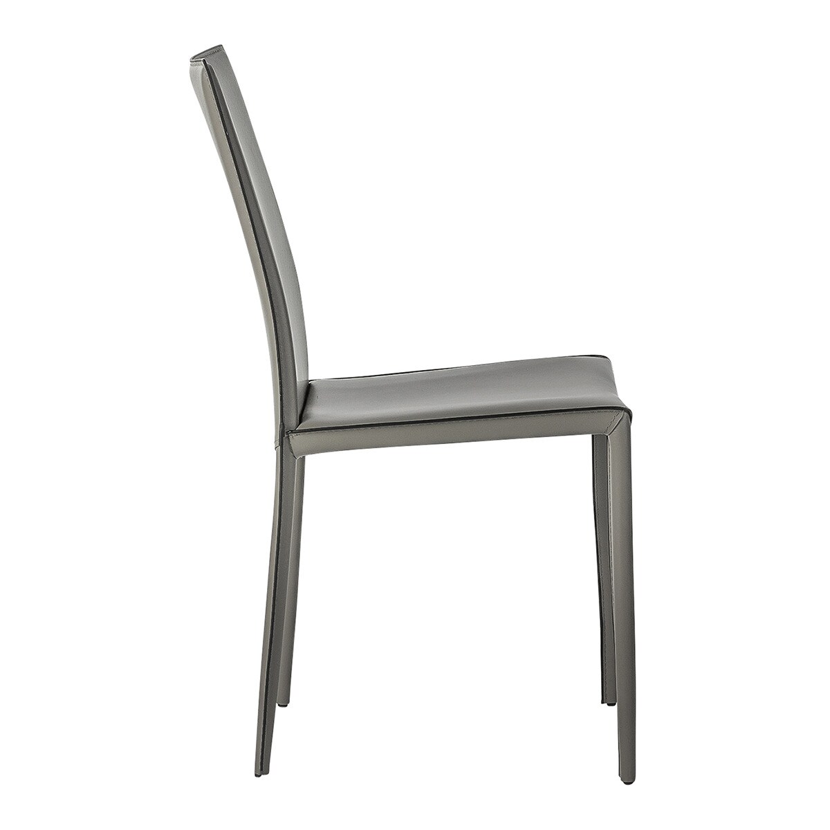 Silla de comedor de cuero y metálica Grey El Corte Inglés · Hogar · El