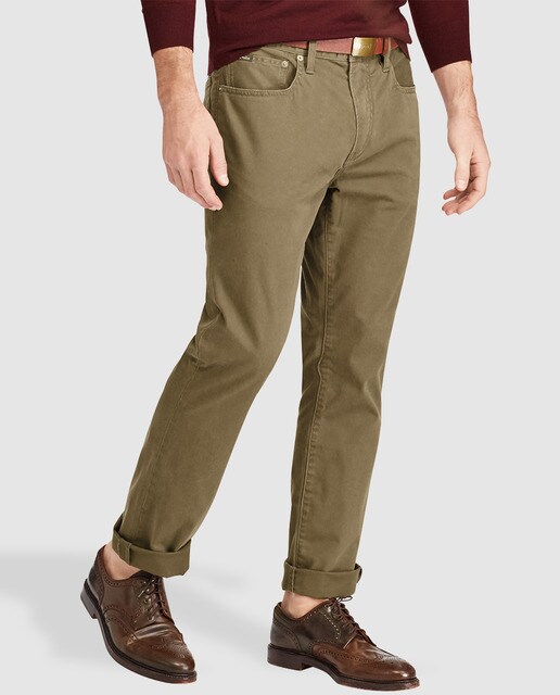 polo slim fit khakis