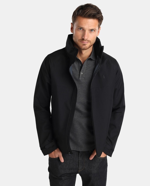 ralph lauren black hooded jacket