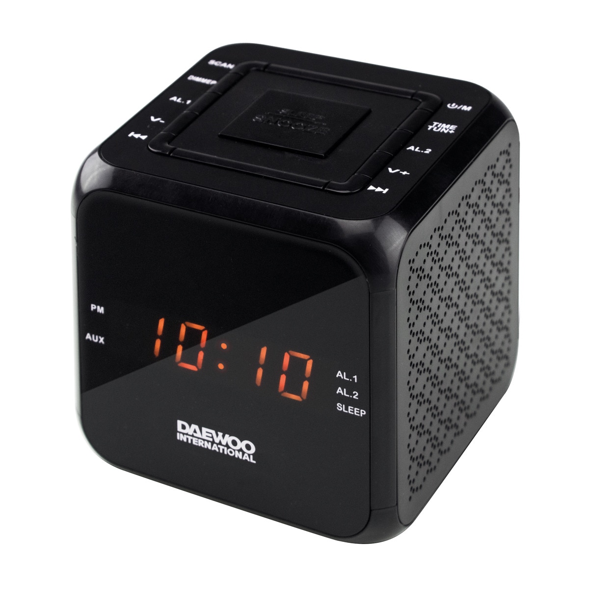 Radio despertador Daewoo DCR-450B Negro